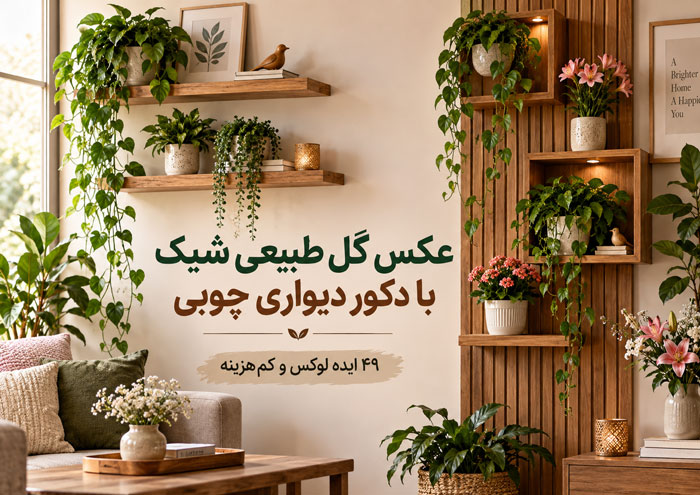 عکس گل طبیعی شیک با دکور دیواری چوبی؛ ۴۹ ایده لوکس و کمهزینه 1 عکس گل طبیعی شیک با دکور دیواری چوبی؛ ۴۹ ایده لوکس و کمهزینه