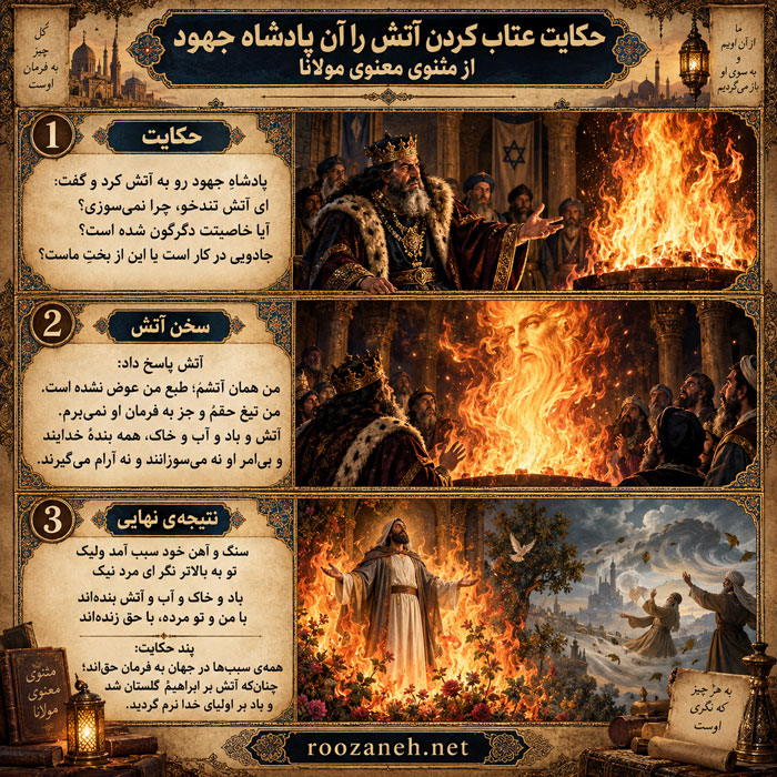 تفسیر و نثر ساده این حکایت
