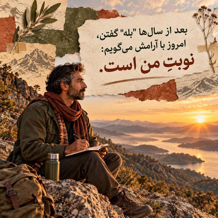بعد از سالها فداکاری برای دیگران، خودت را انتخاب کن؛ ۶۰ متن و جمله خوددوستی 4 جملات خوددوستی و انتخاب خود بعد از سالها فداکاری برای دیگران