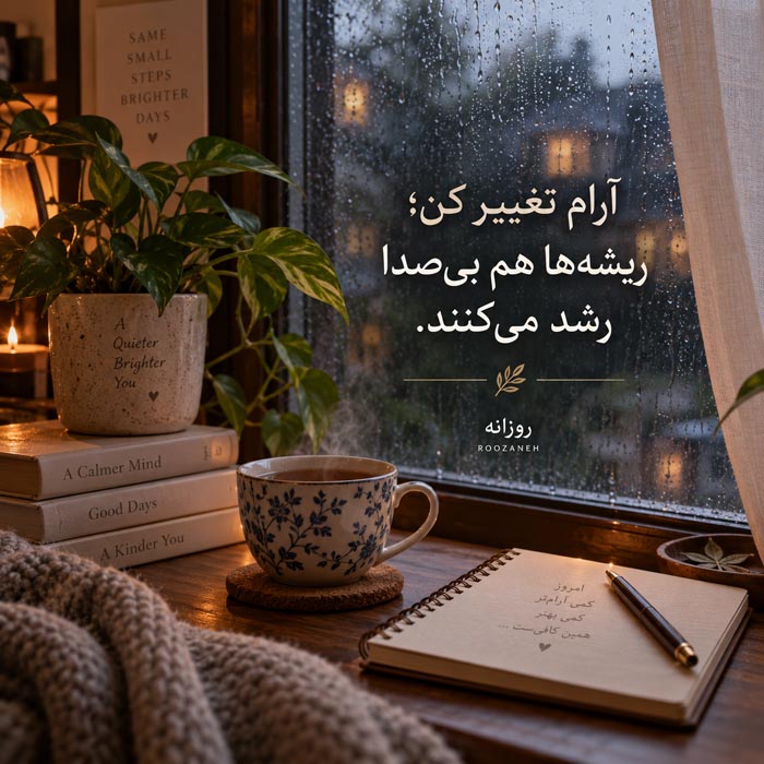 متن خودت را انتخاب کن؛ ۲۰۰ جمله عمیق درباره رشد، تغییر و پیدا کردن خود واقعی 5 عکس نوشته درباره نسخه بهتر خودت شدن و رشد شخصی