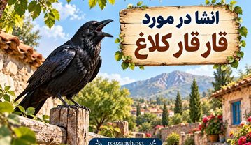 انشا در مورد قار قار کلاغ | مجموعه جدید و خلاقانه برای دانشآموزان انشا در مورد قار قار کلاغ