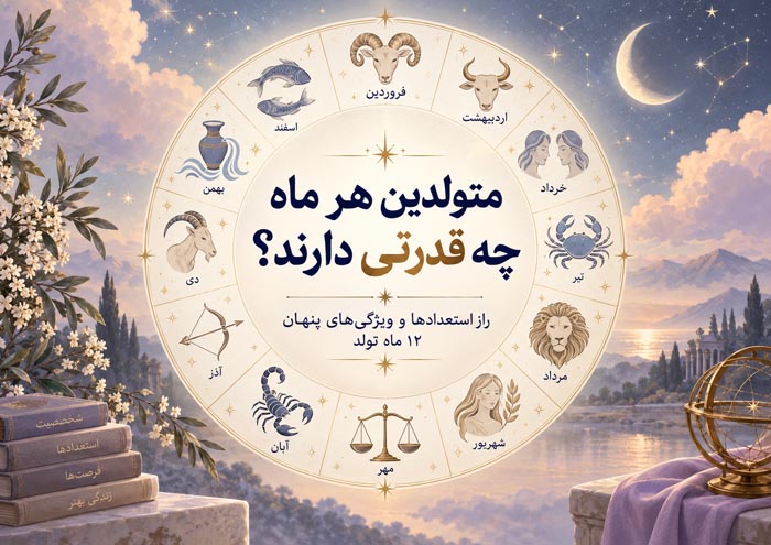 متولدین هر ماه چه قدرتی دارند؟ راز استعدادها و ویژگیهای پنهان ۱۲ ماه تولد 1 متولدین هر ماه چه قدرتی دارند؟ راز استعدادها و ویژگیهای پنهان ۱۲ ماه تولد