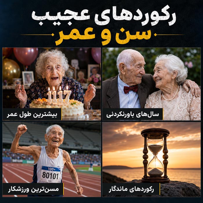 عجیبترین رکوردهای جهان؛ ۱۰۰ رکورد باورنکردنی که باور نمیکنید واقعی باشند 2 عجیبترین رکوردهای جهان و رکوردهای گینس