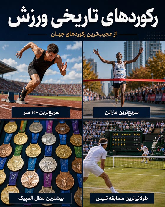 عجیبترین رکوردهای جهان؛ ۱۰۰ رکورد باورنکردنی که باور نمیکنید واقعی باشند 18 عجیبترین رکوردهای ورزشی جهان