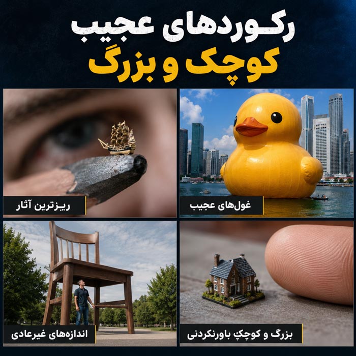 عجیبترین رکوردهای جهان؛ ۱۰۰ رکورد باورنکردنی که باور نمیکنید واقعی باشند 3 رکوردهای عجیب بدن انسان