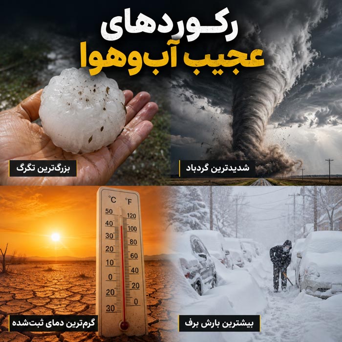 عجیبترین رکوردهای جهان؛ ۱۰۰ رکورد باورنکردنی که باور نمیکنید واقعی باشند 21 رکوردهای عجیب جمعی در جهان