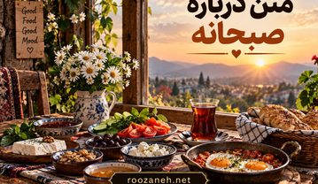 متن درباره صبحانه
