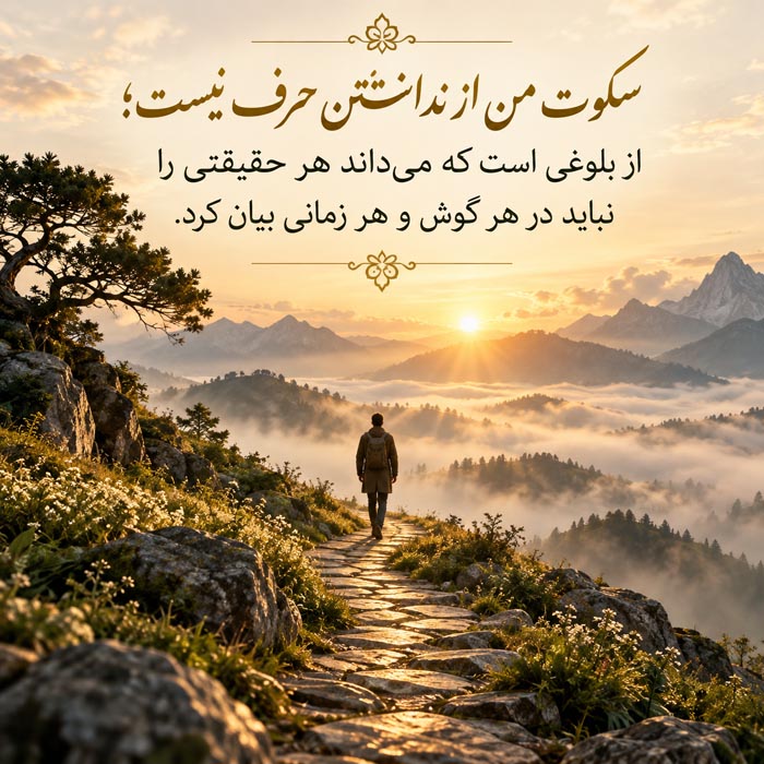 متن درباره سکوتی که از بلوغ می‌آید؛ جملات عمیق درباره کمتر توضیح دادن خود