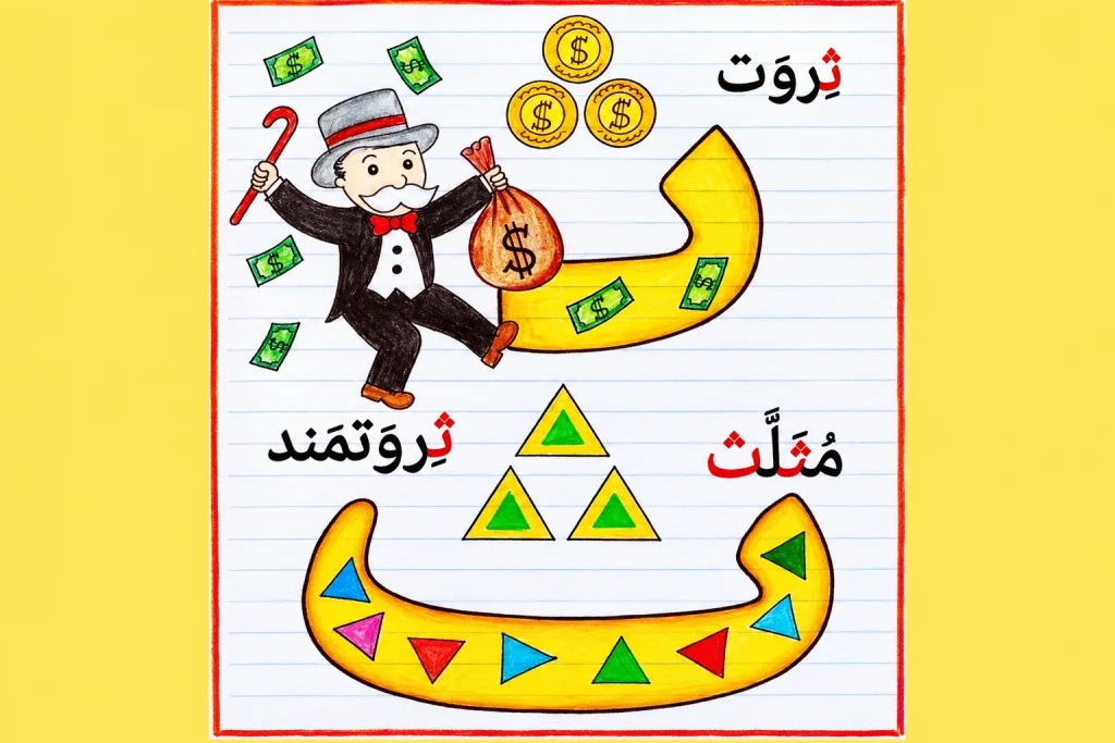 کلمات سخت و آسان با نشانه «ثـ، ث» برای کلاس اول دبستان + آموزش نوشتن و شعر 2 آموزش نشانه ثـ و ث به کلاس اولیها