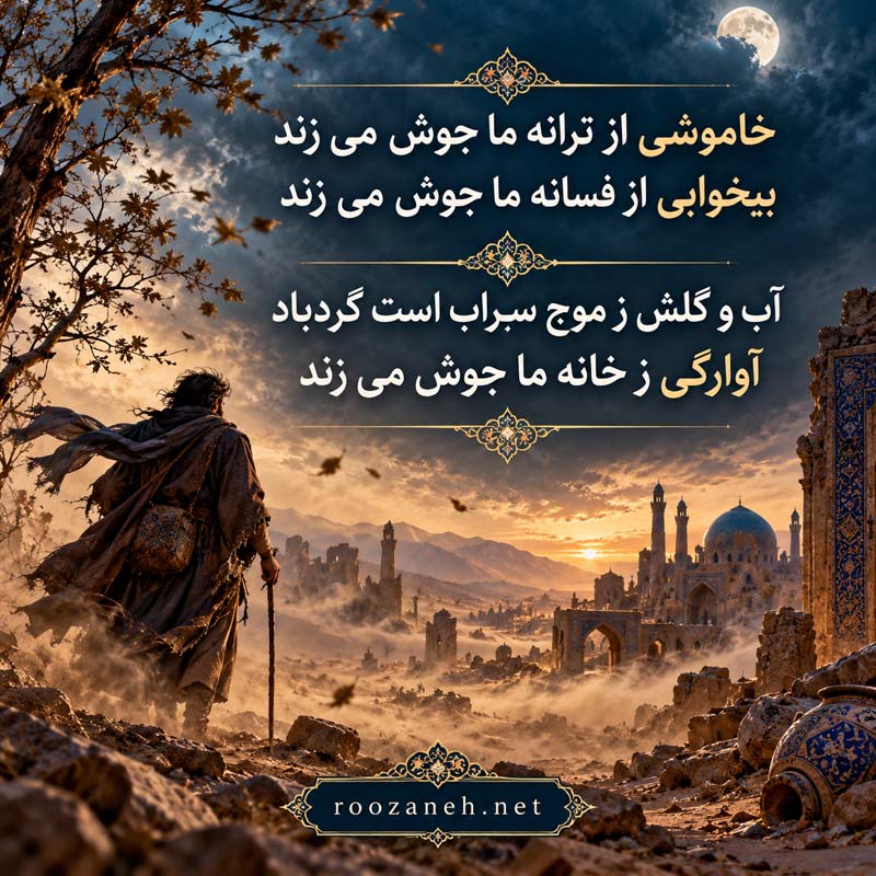 غزلیات اسیر شهرستانی / گزیده غزلهای عاشقانه و عرفانی سبک هندی 3 عکس نوشته اشعار اسیر شهرستانی