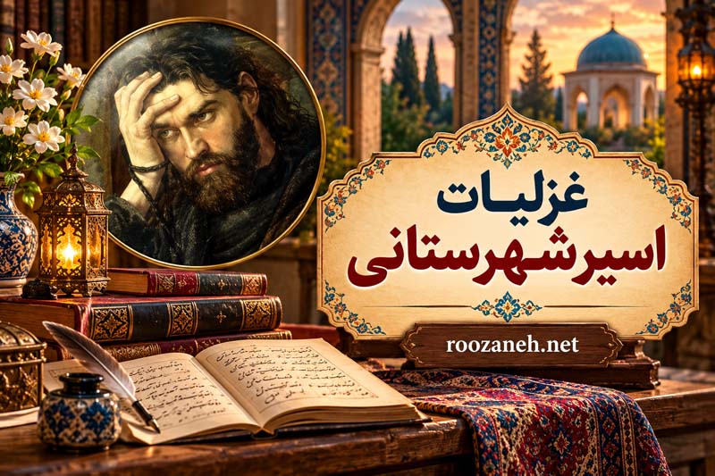 غزلیات اسیر شهرستانی / گزیده غزلهای عاشقانه و عرفانی سبک هندی 1 غزلیات اسیر شهرستانی / گزیده غزلهای عاشقانه و عرفانی سبک هندی