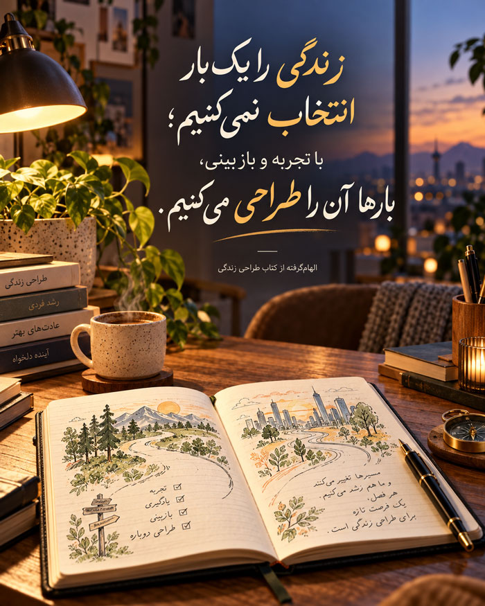 چگونه برای زندگی خود برنامه‌ریزی کنیم؟ ۱۰ تمرین کاربردی از کتاب طراحی زندگی