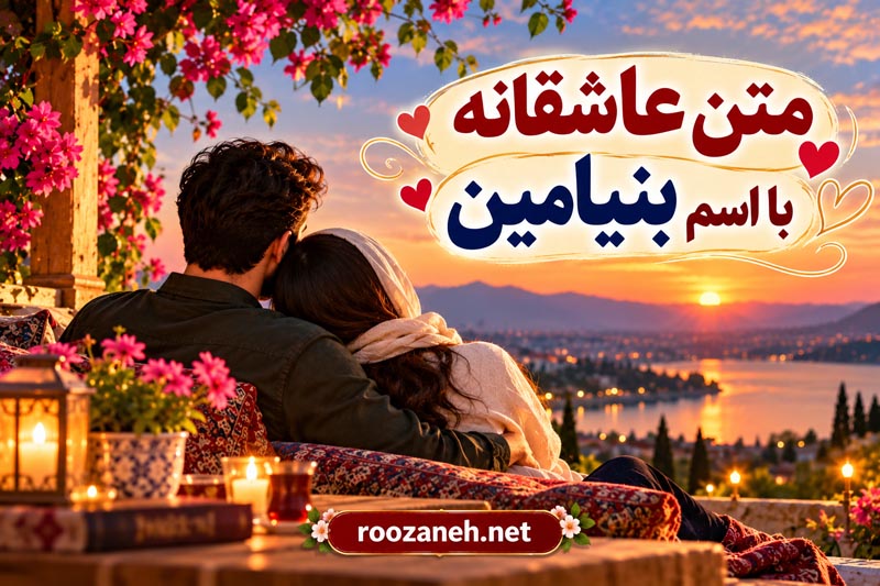 متن عاشقانه با اسم بنیامین | جملات رمانتیک و زیبا برای عشقم بنیامین جان 1 متن عاشقانه با اسم بنیامین | جملات رمانتیک و زیبا برای عشقم بنیامین جان