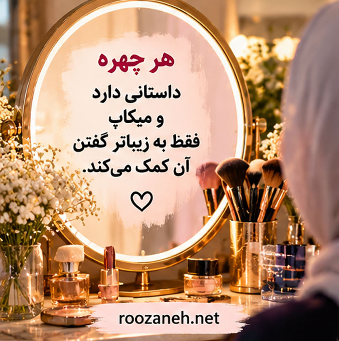 بیو برای پیج میکاپ | متن های کوتاه و حرفه ای برای جذب مشتری 4 عکس نوشته متن تبلیغاتی برای میکاپ آرتیست