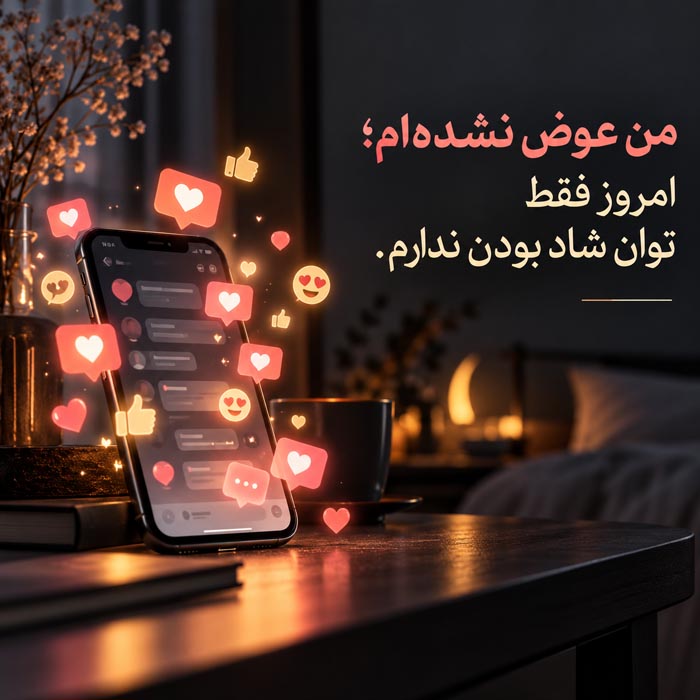 متن درباره آدم‌هایی که فقط نسخه شاد تو را دوست دارند؛ جملات برای رابطه‌های سطحی