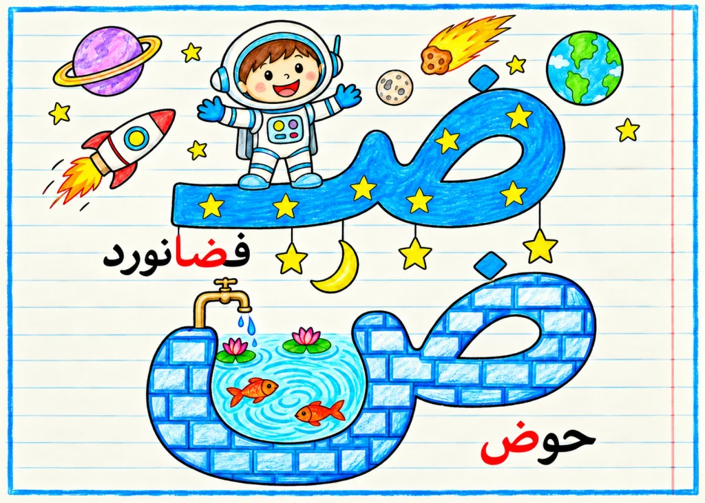 کلمات سخت‌تر با حرف ض