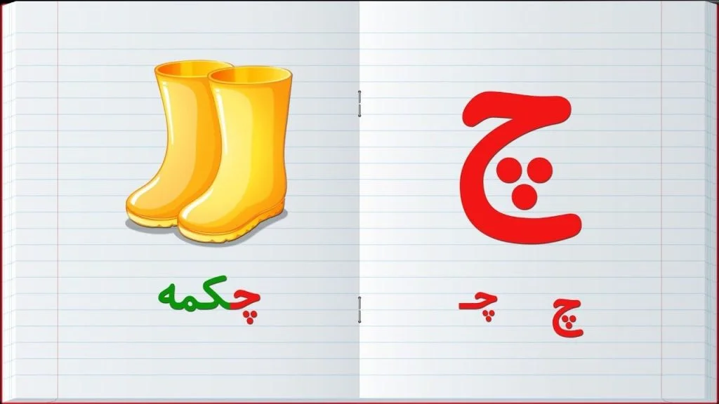 آموزش نشانه چ برای کلاس اول
