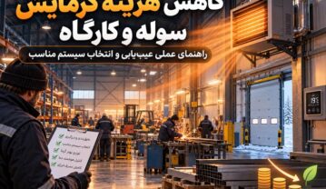 چگونه هزینه گرمایش سوله و کارگاه را کاهش دهیم؟ راهنمای عملی عیبیابی و انتخاب سیستم مناسب چگونه هزینه گرمایش سوله و کارگاه را کاهش دهیم؟ راهنمای عملی عیبیابی و انتخاب سیستم مناسب
