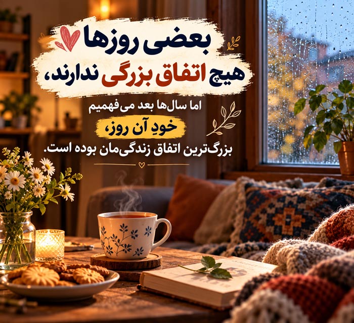 دلنوشته برای روزهای معمولی زندگی؛ ۱۰۵ متن درباره خوشبختیهای کوچک 4 دلنوشته برای روزهای معمولی زندگی؛ ۱۰۵ متن درباره خوشبختیهای کوچک