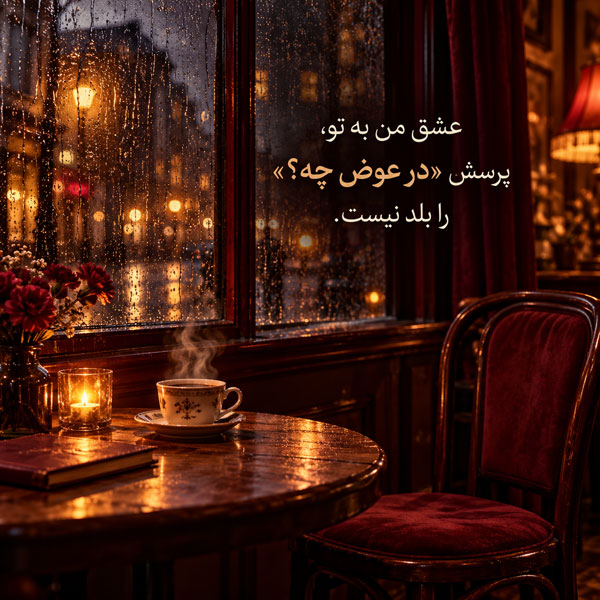 دوست داشتن بدون توقع؛ ۱۲۰ جمله برای عشقی که چیزی در عوض نمی‌خواهد