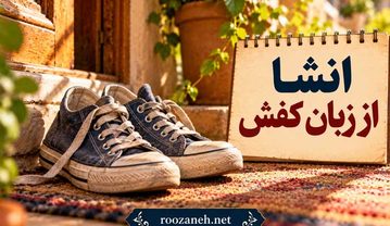 انشا از زبان کفش