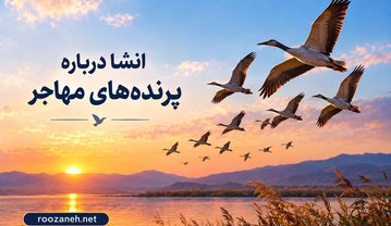 انشا درباره پرنده های مهاجر
