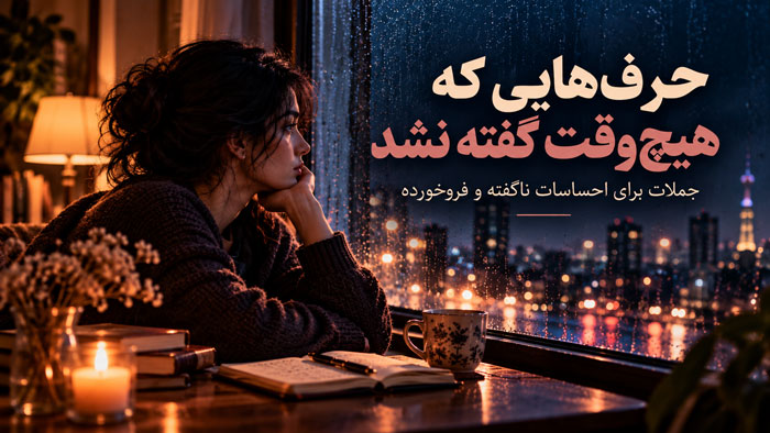 حرفهایی که هیچوقت گفته نشد؛ جملات برای احساسات ناگفته و فروخورده 1 حرفهایی که هیچوقت گفته نشد؛ جملات برای احساسات ناگفته و فروخورده