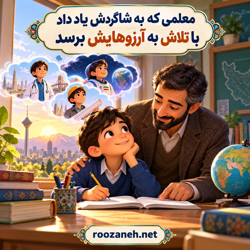 قصه بچگانه معلم خوب / داستانهای آموزنده درباره مهربانی و فداکاری معلم 5 معلمی که به شاگردش یاد داد با تلاش به آرزوهایش برسد