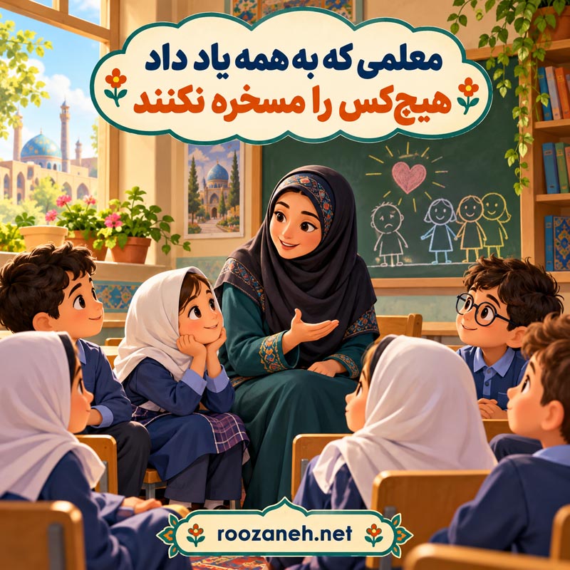 قصه بچگانه معلم خوب / داستانهای آموزنده درباره مهربانی و فداکاری معلم 3 معلمی که به همه یاد داد هیچکس را مسخره نکنند
