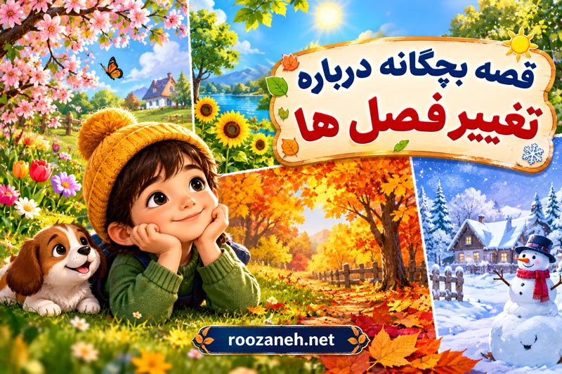 قصه بچگانه درباره تغییر فصلها | داستانهای آموزنده درباره چهار فصل سال 1 قصه بچگانه درباره تغییر فصل ها | داستانهای آموزنده درباره چهار فصل سال