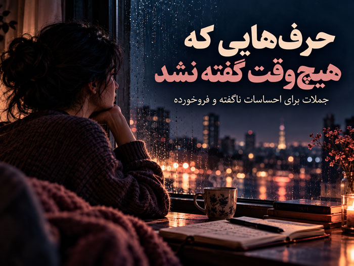 حرفهایی که هیچوقت گفته نشد؛ جملات برای احساسات ناگفته و فروخورده 10 حرفهایی که هیچوقت گفته نشد؛ جملات برای احساسات ناگفته و فروخورده