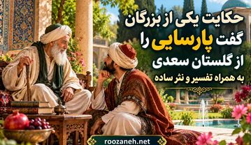 حکایت یکی از بزرگان گفت پارسایی را