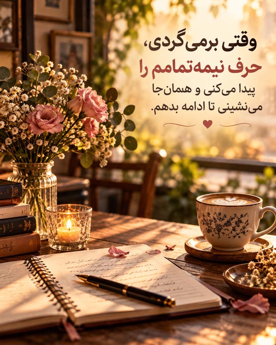 متن درباره رفاقت ماندگار با دوستی که کم پیام می‌دهد اما همراه است