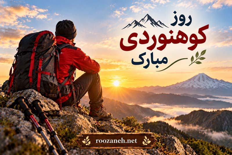 عکس نوشته و متن تبریک روز کوهنوردی | عکس و جملات زیبا برای عاشقان قلهها 1 عکس نوشته و متن تبریک روز کوهنوردی | عکس و جملات زیبا برای عاشقان قلهها