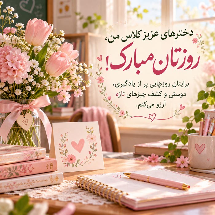 متن تبریک روز دختر از طرف معلم به دانشآموزان؛ ۸۰ پیام صمیمی و انگیزشی 7 تبریک ادبی روز دختر با پیام محبتآمیز معلم