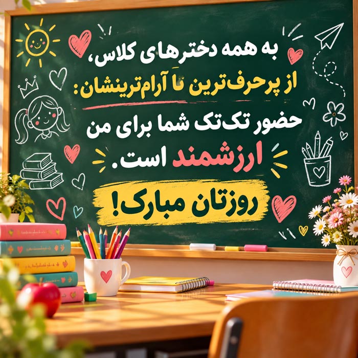 متن تبریک روز دختر از طرف معلم به دانشآموزان؛ ۸۰ پیام صمیمی و انگیزشی 8 پیام روز دختر برای مراسم مدرسه از زبان معلم