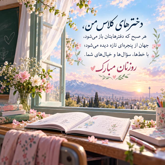 متن تبریک روز دختر از طرف معلم به دانشآموزان؛ ۸۰ پیام صمیمی و انگیزشی 1 کاور تبریک روز دختر از طرف معلم به دانشآموزان
