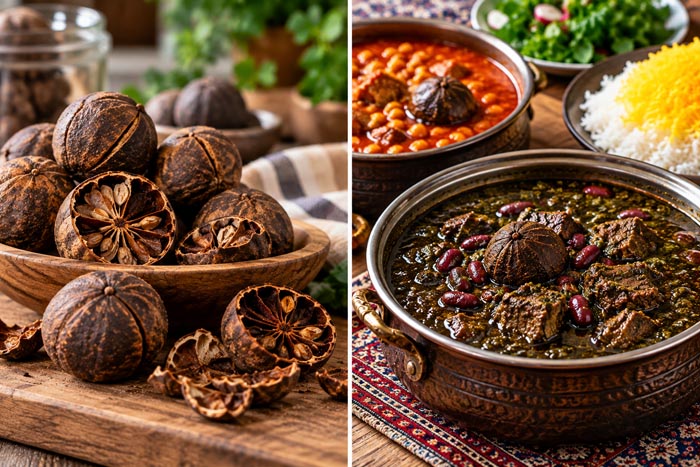 راهکارهای رفع تلخی لیمو عمانی در خورش قیمه و قورمه‌سبزی