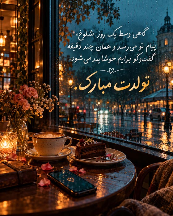 تبریک تولد دوست اینترنتی همراه با آرزوی اولین دیدار