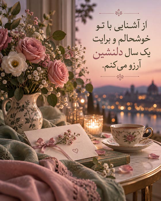 جمله احساسی برای تولد دوستی که هنوز از نزدیک ندیده‌ایم