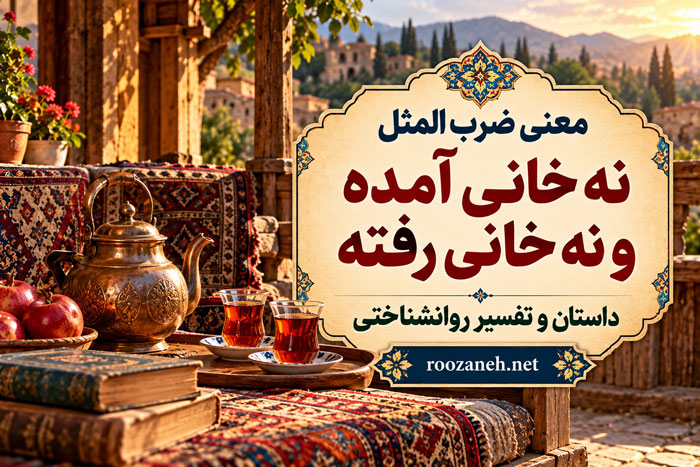 معنی ضرب المثل نه خانی آمده و نه خانی رفته + داستان و تفسیر روانشناختی 1 معنی ضرب المثل نه خانی آمده و نه خانی رفته + داستان و تفسیر روانشناختی