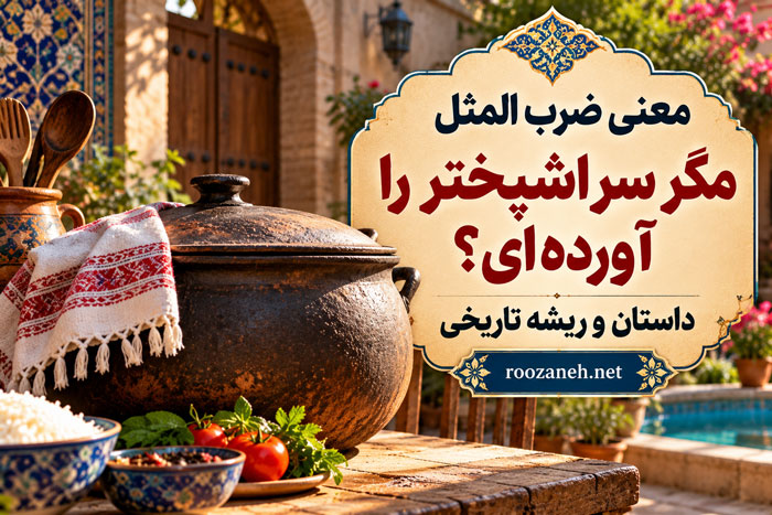 معنی ضرب المثل مگر سر اشپختر را آوردهای + داستان و ریشه تاریخی 1 معنی ضرب المثل مگر سر اشپختر را آوردهای + داستان و ریشه تاریخی